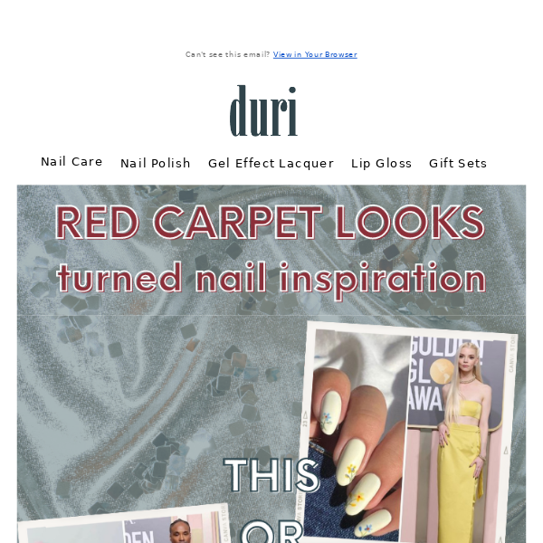 Your favorite red carpet looks, now in nail polish form