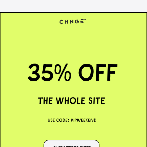 35% OFF the whole site [ends tomorrow]