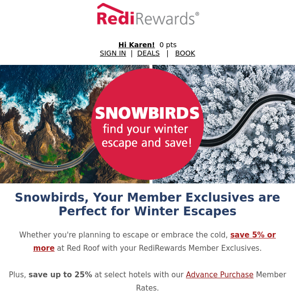 Red Roof, Unlock Your January Member Exclusives Now