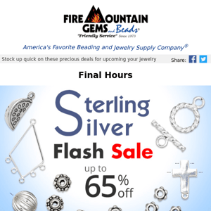 Final Hours - Sterling Silver SALE