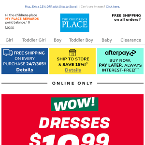 [Unbelievable] ALL DRESSES $19.99 & below!