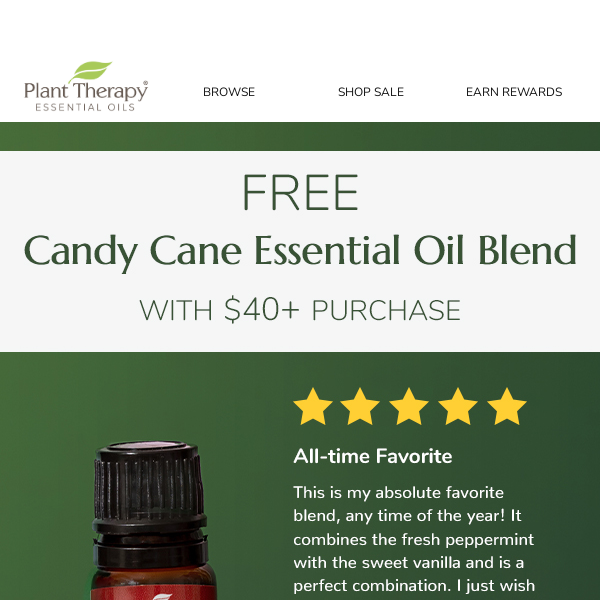 FREE Candy Cane Blend w/ $40 Purchase 🎅