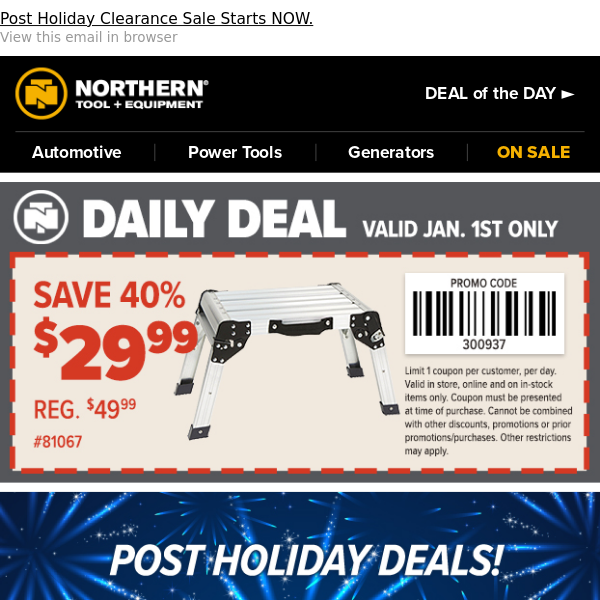 Northern Tool - Latest Emails, Sales & Deals