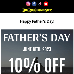 Happy Father's Day! Celebrate With Savings