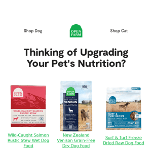 Still thinking about premium pet food?