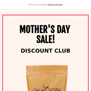 Order for Mother's Day! 15% off