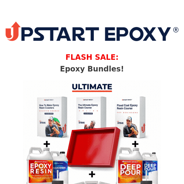 66% Off Epoxy Bundles Flash Sale!