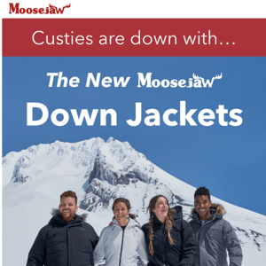 ⭐⭐⭐⭐⭐ for Moosejaw's NEW down jackets.