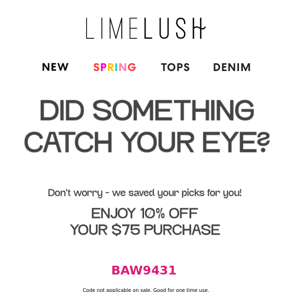 Lime Lush Boutique Latest Emails Sales Deals