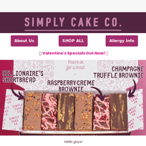 Valentine's Brownies 💝 Pre-order now!