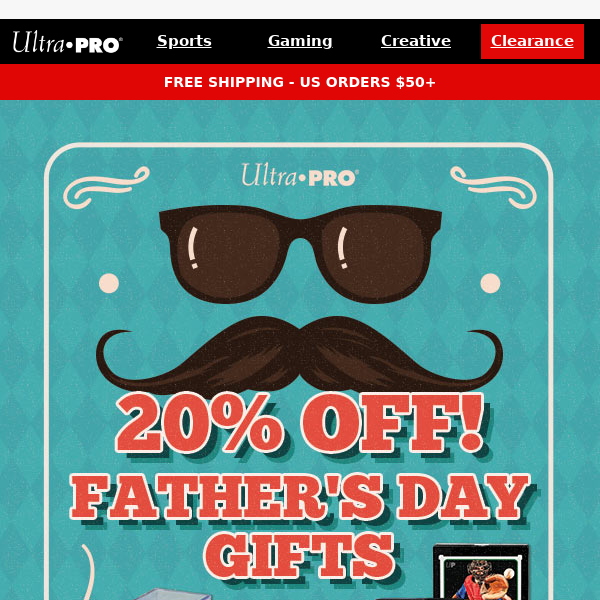 20% OFF Gifts for Dad!