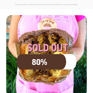 Last OMG Panettone Units Available 😬 (80% SOLD Out)