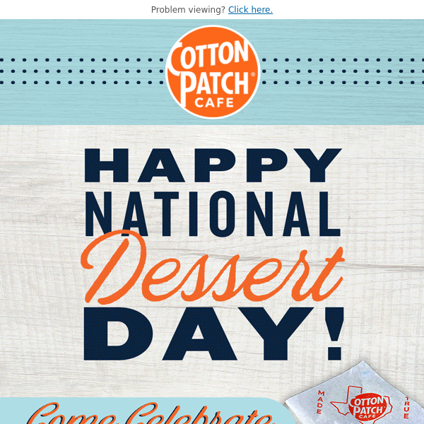 Happy National Dessert Day!🧡💙
