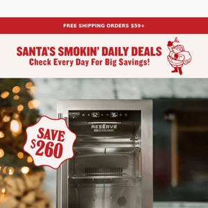 Santa's Smokin' Deals🎅20% OFF Reserve 50 Dry Ager