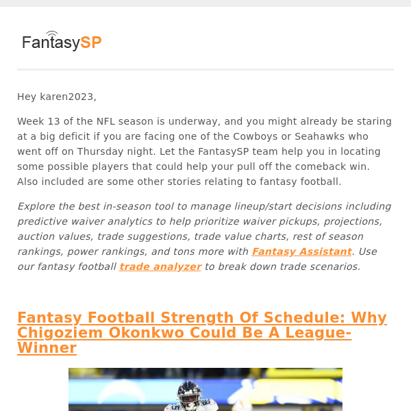 Must-Read Fantasy Football News and Analysis for the Rest of Week 13