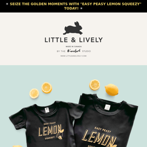 Back By Popular Demand: 🍋 Easy Peasy, Lemon Squeezy shirts from the vault!