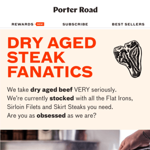 STOCKED: Fresh Dry Aged Cuts