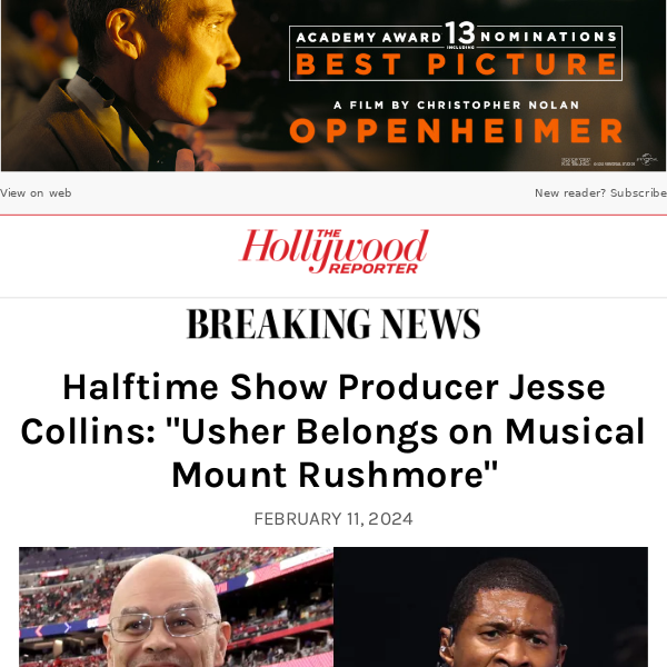 Halftime Show Producer Jesse Collins: "Usher Belongs on Musical Mount Rushmore"