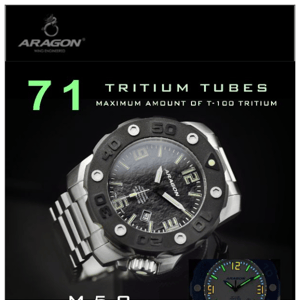 We Put Maximum Amount of T-100 Tritium Tubes in the M50 Automatic