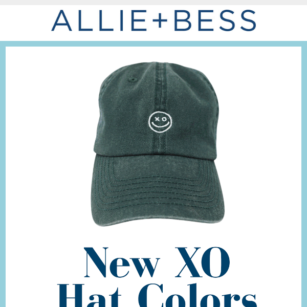 NEW: A+B XO Hat Colors