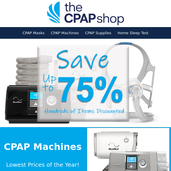 Sitewide Savings ALL Weekend! Up to 75% Off Best-Selling CPAP Items