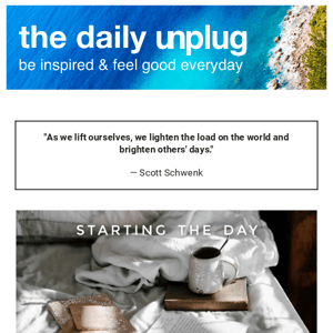 ☀️The Daily Unplug: Rise & Shine