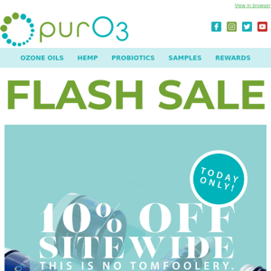 10% Off Flash Sale!