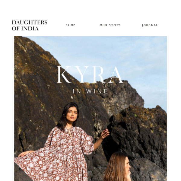 Kyra Midi Dress ~ Wine