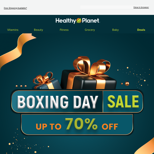 Up to 70% OFF🎁Boxing Day Sale