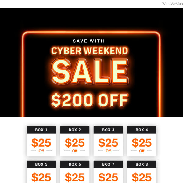 The MACROS Cyber Weekend Sale Is Here