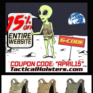 15% OFF Entire Website!!!