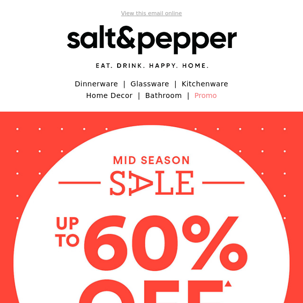 MID SEASON SALE | It is time to save!