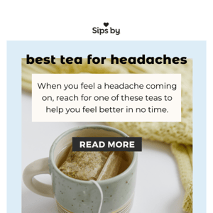 Best teas for headache relief