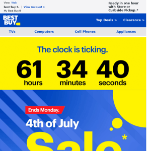 *** Updates from Best Buy *** The 4th of July Sale has your name all over it - these prices will surprise you...