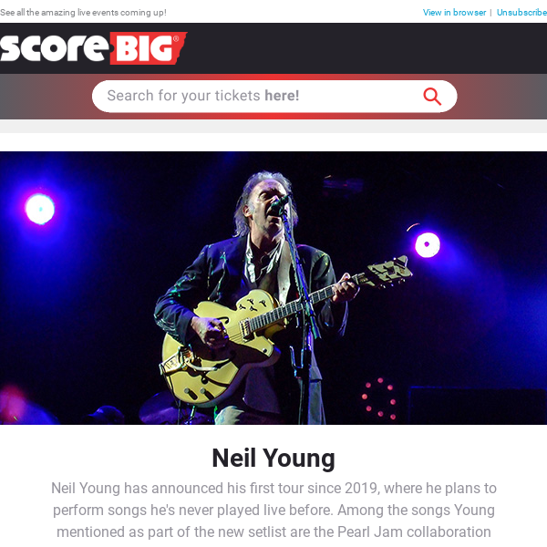 Neil Young / Matt Rife / Jerry Seinfeld / CONCACAF Gold Cup / And More!