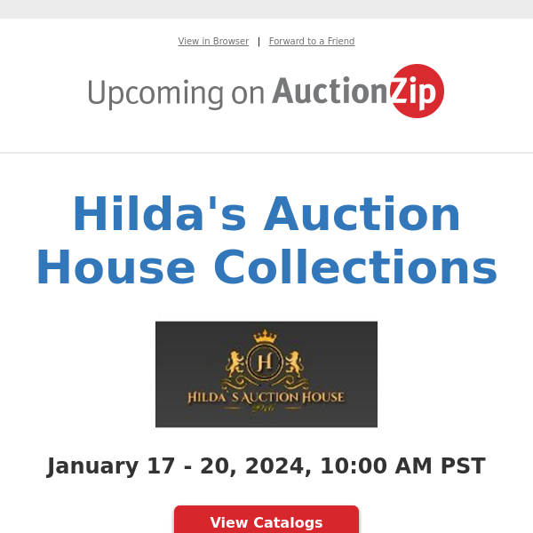 Hilda's Auction House Collections