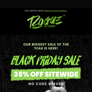 🔥 Black Friday: 35% off 🔥