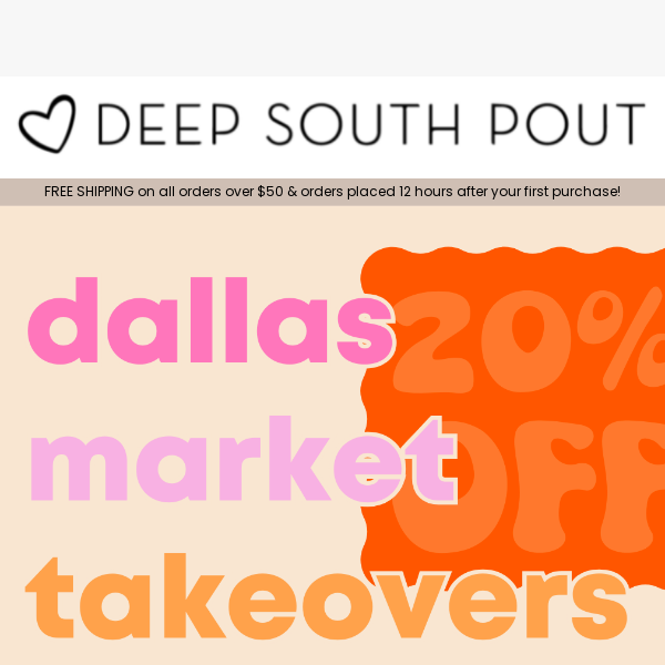 🚨 LAST DAY of Dallas Market TAKEOVERS!