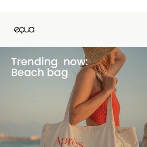 NEW IN: EQUA BEACH BAG 🏖️
