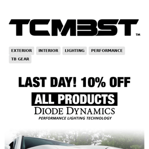 Last day to Enjoy Diode Dynamics Sale!