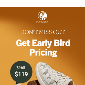 Save $49 with Early Bird Pricing