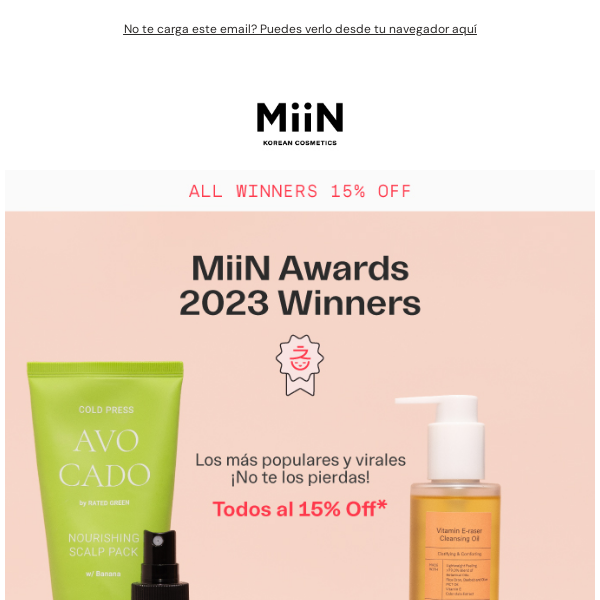 They are the champions: Winners MiiN Awards 2023 🏆 Al 15% OFF
