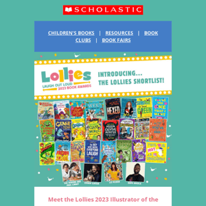 Meet the Lollies 2023 Illustrator of the Year shortlist!