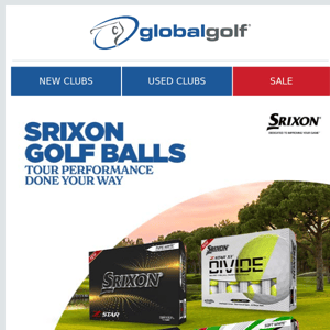 Tour Perfromance Done Your Way - Srixon Golf Balls