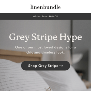 Grey Stripe Hype 😍