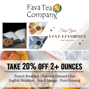 French Breakfast Black Tea - Fava Tea