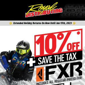 Save over 20% on FXR ALL IN!