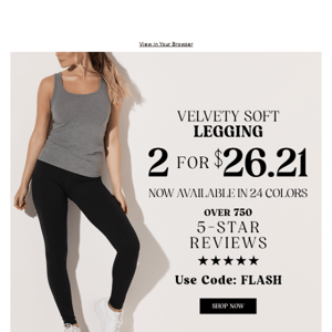 [Mic Drop] 2 Leggings for $26.21 🖐️🎤