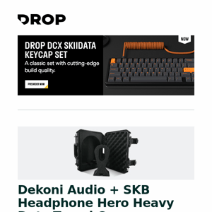 Dekoni Audio + SKB Headphone Hero Heavy Duty Travel Case, HLYM Cherry Blossom Fuji Resin Artisan Wrist Rest, Moondrop DASH Mechanical Hi-Fi Keyboard and more...