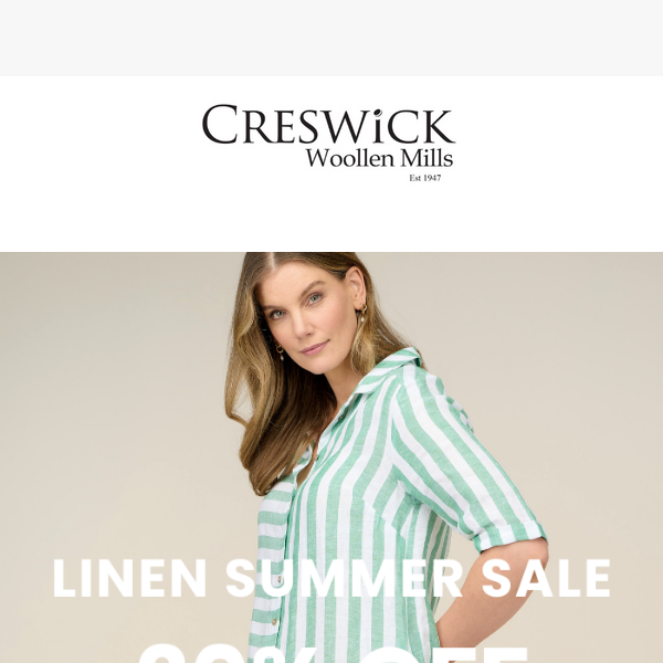 Perfect Timing | Summer Linen Sale On Now | Shop Today!